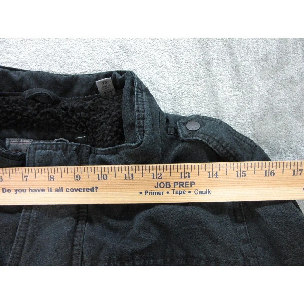 Levi’s Denim Jean Jacket Men’s Small Black Sherpa Lined Trucker Retro Y2K